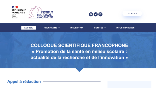 Colloque scientifique francophone